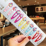 1Set Girls Cute Cartoon Animal Fruit Colorfur Hairpins Children Sweet Hair Clip Headband - Presidential Brand (R)