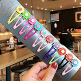 1Set Girls Cute Cartoon Animal Fruit Colorfur Hairpins Children Sweet Hair Clip Headband - Presidential Brand (R)