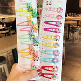 1Set Girls Cute Cartoon Animal Fruit Colorfur Hairpins Children Sweet Hair Clip Headband - Presidential Brand (R)