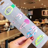 1Set Girls Cute Cartoon Animal Fruit Colorfur Hairpins Children Sweet Hair Clip Headband - Presidential Brand (R)
