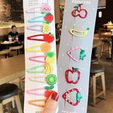 1Set Girls Cute Cartoon Animal Fruit Colorfur Hairpins Children Sweet Hair Clip Headband - Presidential Brand (R)