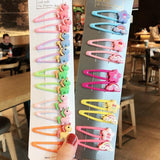 1Set Girls Cute Cartoon Animal Fruit Colorfur Hairpins Children Sweet Hair Clip Headband - Presidential Brand (R)