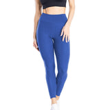 Yoga Pants Leggings Sport Women Fitness Gym High Waist Push Up Yoga Pants Jacquard Fitness Legging Running Trousers - Presidential Brand (R)