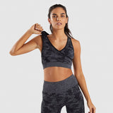 Camo Yoga Set Women Seamless Fitness Yoga Bra Sport Bra Camouflage High Waist GYM Leggings Pants Fitness Suit Workout leggins - Presidential Brand (R)