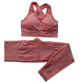 Camo Yoga Set Women Seamless Fitness Yoga Bra Sport Bra Camouflage High Waist GYM Leggings Pants Fitness Suit Workout leggins - Presidential Brand (R)