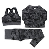 Camo Yoga Set Women Seamless Fitness Yoga Bra Sport Bra Camouflage High Waist GYM Leggings Pants Fitness Suit Workout leggins - Presidential Brand (R)