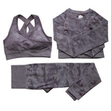 Camo Yoga Set Women Seamless Fitness Yoga Bra Sport Bra Camouflage High Waist GYM Leggings Pants Fitness Suit Workout leggins - Presidential Brand (R)