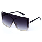 Fashion Oversized Sunglasses Women 2020 Luxury Brand Rimless Square Sun Glasses Metal Female Shades UV400 Men Glasses Gafas - Presidential Brand (R)