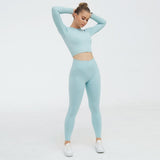 yoga sets gym fitness sportswear 2 pcs yoga set gym set fitness clothing - Presidential Brand (R)