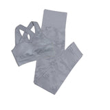 Camo Yoga Set Women Seamless Fitness Yoga Bra Sport Bra Camouflage High Waist GYM Leggings Pants Fitness Suit Workout leggins - Presidential Brand (R)