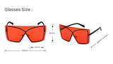 Fashion Oversized Sunglasses Women 2020 Luxury Brand Rimless Square Sun Glasses Metal Female Shades UV400 Men Glasses Gafas - Presidential Brand (R)