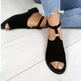 Sandals Summer Shoes Big Size 43 Casual Shoes Ankle Buckle Non-slip Beach Footwear - Presidential Brand (R)