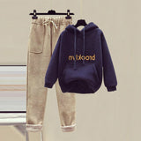 Hoodie Plus Size women hoodies and pants 2 piece set letter print suits - Presidential Brand (R)