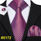 Purple Paisley Men Ties 8.5cm Wide 100% Silk Tie Hanky Box Set Necktie - Presidential Brand (R)