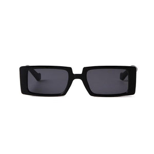 Trendy Rectangle Sunglasses Women Brand Design Black Thick Frame Fashion 90s Cool Sun Glasses Shades Female - Presidential Brand (R)