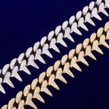 Heavy Miami Cuban Link Men's Hip hop Necklace Choker Iced AAA Zircon Rock Jewelry Gold Color Chain 18" 20" - Presidential Brand (R)