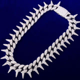 Heavy Miami Cuban Link Men's Hip hop Necklace Choker Iced AAA Zircon Rock Jewelry Gold Color Chain 18" 20" - Presidential Brand (R)