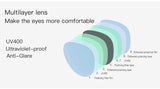Retro Round Sunglasses Women Men Brand Design Transparent Blue Frame Circle Lens Fashion 90s Sun Glasses Shades Female - Presidential Brand (R)