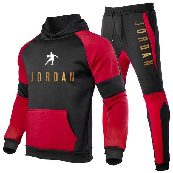 New Fashion Mens Clothing Pullovers Sweater Cotton Men Tracksuits Hoodie Two Pieces + Pants Sports Shirts Fall Winter Track suit - Presidential Brand (R)