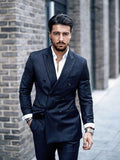 Men's Business Suits Slim Fit Plaid Wool Blazer Vest Pants Formal Office Jacket for Wedding Party Suit Man Business 2020 - Presidential Brand (R)