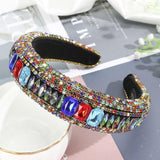 Fashion Girls Bezel Shiny Luxury Rhinestone Hair Band Hair Hoop Hair Accessories for Women Crystal Headbands Headwear - Presidential Brand (R)