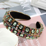 Fashion Girls Bezel Shiny Luxury Rhinestone Hair Band Hair Hoop Hair Accessories for Women Crystal Headbands Headwear - Presidential Brand (R)