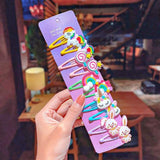 1Set Girls Cute Cartoon Animal Fruit Colorfur Hairpins Children Sweet Hair Clip Headband - Presidential Brand (R)