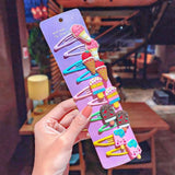 1Set Girls Cute Cartoon Animal Fruit Colorfur Hairpins Children Sweet Hair Clip Headband - Presidential Brand (R)