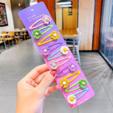 1Set Girls Cute Cartoon Animal Fruit Colorfur Hairpins Children Sweet Hair Clip Headband - Presidential Brand (R)