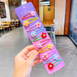 1Set Girls Cute Cartoon Animal Fruit Colorfur Hairpins Children Sweet Hair Clip Headband - Presidential Brand (R)