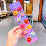 1Set Girls Cute Cartoon Animal Fruit Colorfur Hairpins Children Sweet Hair Clip Headband - Presidential Brand (R)