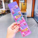 1Set Girls Cute Cartoon Animal Fruit Colorfur Hairpins Children Sweet Hair Clip Headband - Presidential Brand (R)