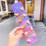 1Set Girls Cute Cartoon Animal Fruit Colorfur Hairpins Children Sweet Hair Clip Headband - Presidential Brand (R)