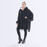 Plus Size Nightwear Oversized Hoodies Sweatshirts Lingerie Sets Women Sleepwear Pajamas for Women Fleece TV Blanket Hoodies - Presidential Brand (R)
