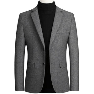 Men's Wool Suit Coat Wool Blends Casual Blazers - Presidential Brand (R)