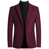 Men's Wool Suit Coat Wool Blends Casual Blazers - Presidential Brand (R)