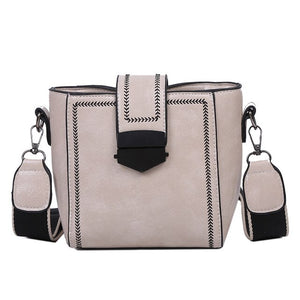 Shoulder Sling Bucket Bag Slit Pocket All- Matching Temperament Bag - Presidential Brand (R)