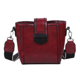 Shoulder Sling Bucket Bag Slit Pocket All- Matching Temperament Bag - Presidential Brand (R)