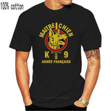 K9 French Army War Dog Special Forces Logo Military T-shirt - Presidential Brand (R)