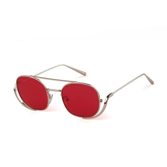 Retro square sunglasses women men luxury brand designer vintage anti blue light clear oval Sun Glasses Shades - Presidential Brand (R)