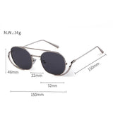 Retro square sunglasses women men luxury brand designer vintage anti blue light clear oval Sun Glasses Shades - Presidential Brand (R)