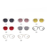 Retro square sunglasses women men luxury brand designer vintage anti blue light clear oval Sun Glasses Shades - Presidential Brand (R)