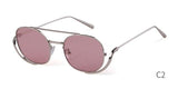 Retro square sunglasses women men luxury brand designer vintage anti blue light clear oval Sun Glasses Shades - Presidential Brand (R)