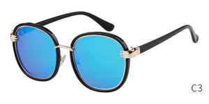 Steampunk Sunglasses Men Women Brand Designer Gothic Style Round Frame Eagle Claw Sun Glasses Punk Shades Male UV400 - Presidential Brand (R)
