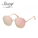 Retro Round Sunglasses Women Brand Vintage Gold Metal Frame Cat Eye Sun Glasses Black Shades High Quality Eyewear - Presidential Brand (R)