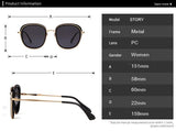 Retro Round Sunglasses Women Brand Vintage Gold Metal Frame Cat Eye Sun Glasses Black Shades High Quality Eyewear - Presidential Brand (R)