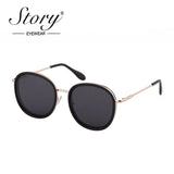 Fashion round sunglasses women men brand luxury design green candy lens pink frame Polarized sun glasses shades - Presidential Brand (R)