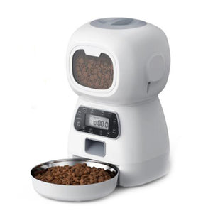 Automatic Dog And Cat Feeder 3.5 Liters Dry Food Dispenser Plus 2L Water Feeder