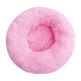 Plush Dog Bed Cushion 40-100cm Dogs Bed House Pet Round Cushion Bed Pet Kennel Super Soft Fluffy Comfortable for Cat Dog House
