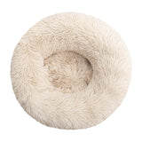 Plush Dog Bed Cushion 40-100cm Dogs Bed House Pet Round Cushion Bed Pet Kennel Super Soft Fluffy Comfortable for Cat Dog House